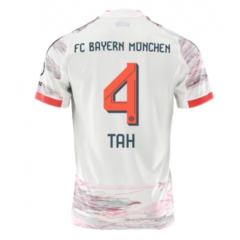 Billige Fotballdrakt Bayern Munich Jonathan Tah #4 Replika Bortedrakt 2025-26 Kortermet